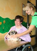 Hundebesuch im Pflegezentrum