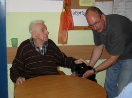 Besuch im Friedrich-Zimmer-Haus vom Tierheim Weimar
